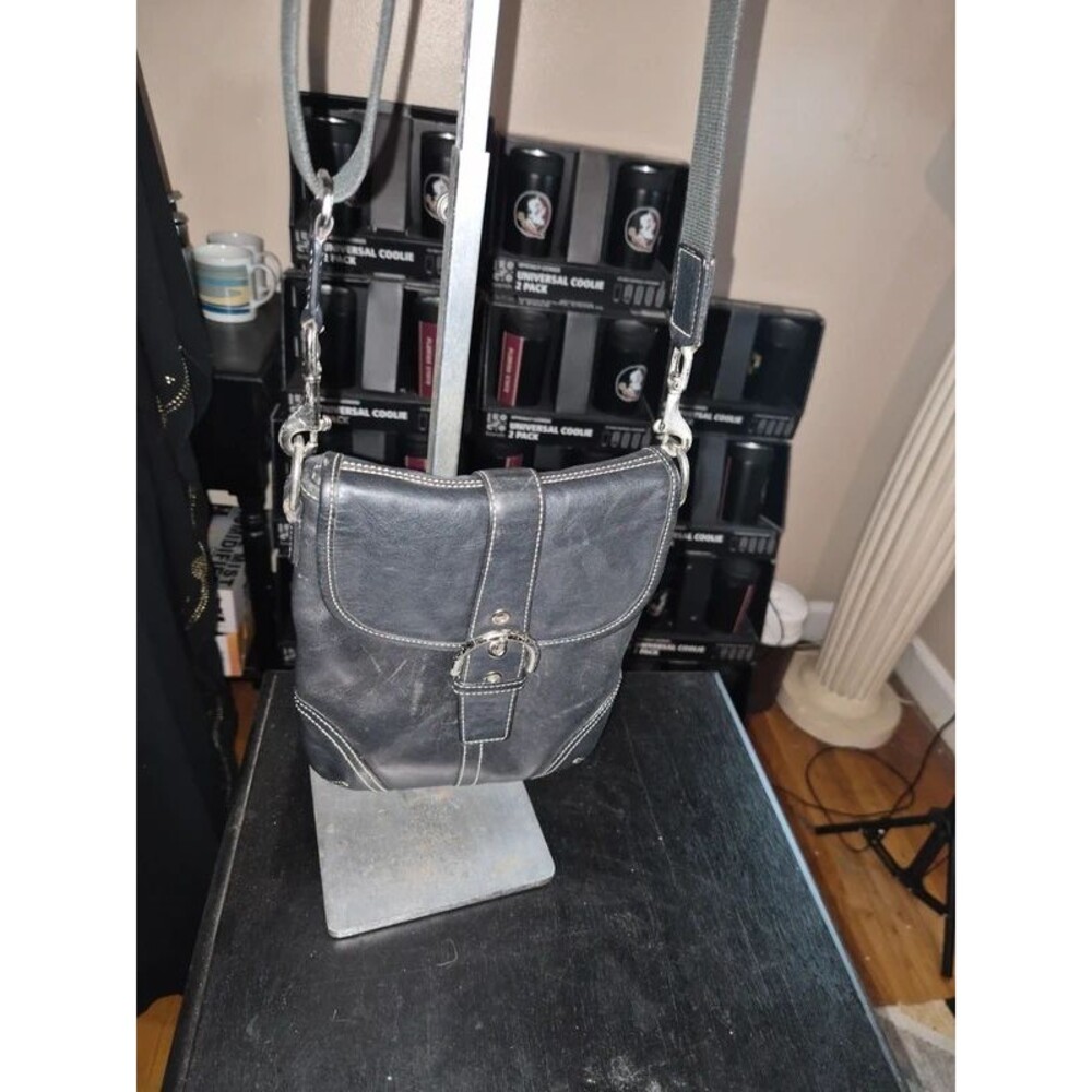 Vintage 1970 Leather Coach Handbag